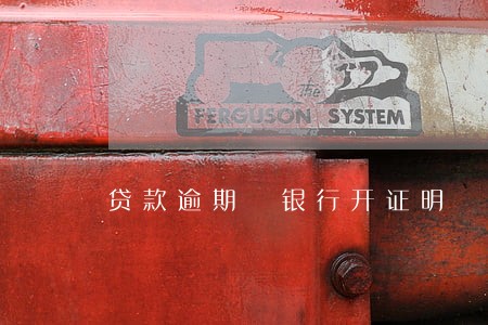 贷款逾期 银行开证明 贷款逾期 银行开证明